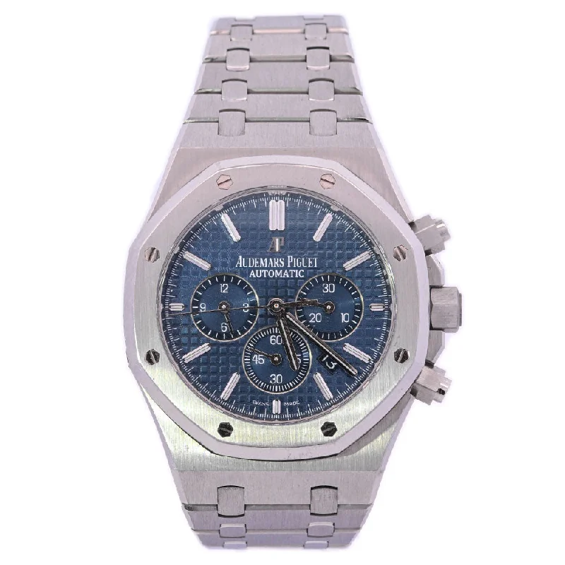 Audemars Piguet Royal Oak 41mm Stainless Steel Blue Chronograph Dial Watch Reference# 26320ST.OO.1220ST.03