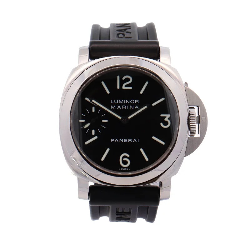 Panerai Luminor Stainless Steel 44mm Black Stick and Arabic Dial Watch Ref# PAM6567