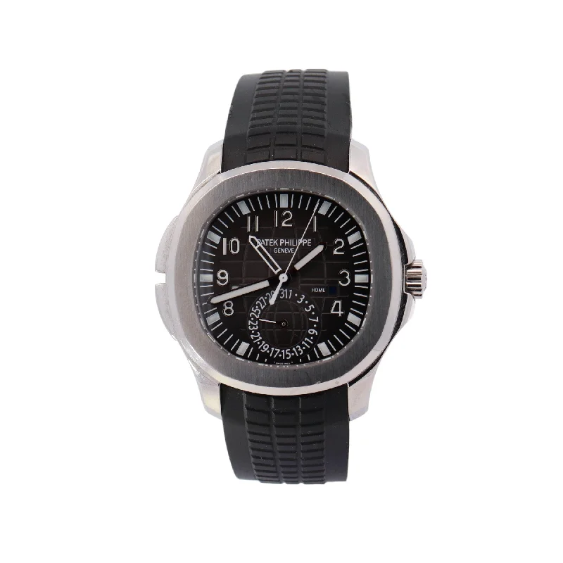 Patek Philippe Aquanaut Stainless Steel 40mm Black Arabic Dial Watch Ref# 5464A-001