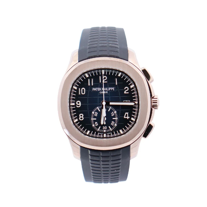 Patek Philippe Aquanaut White Gold 42mm Blue Arabic Dial Watch Reference# 5968G-001