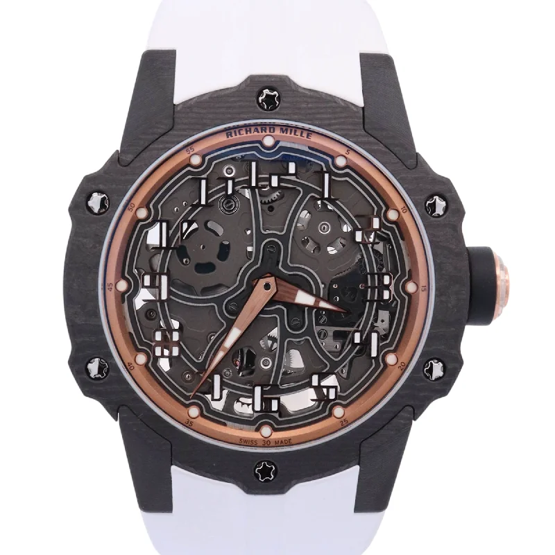 Richard Mile RM 33-02 41.77mm Carbon TPT Skeleton Dial Watch Reference# RM33-02