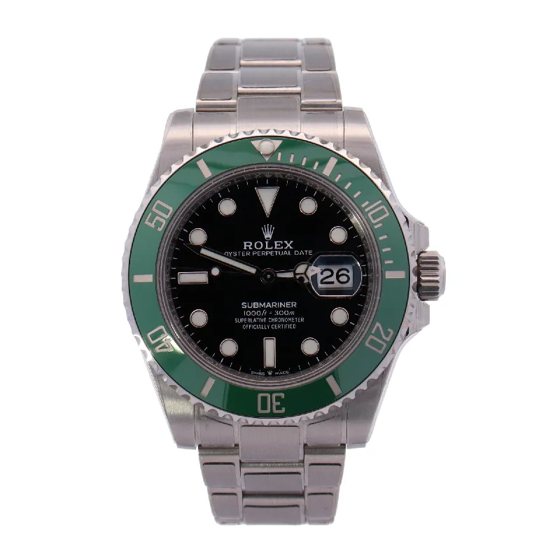 Rolex Submariner "Starbucks" Stainless Steel 41mm Black Dot Dial Watch Reference #: 126610LV