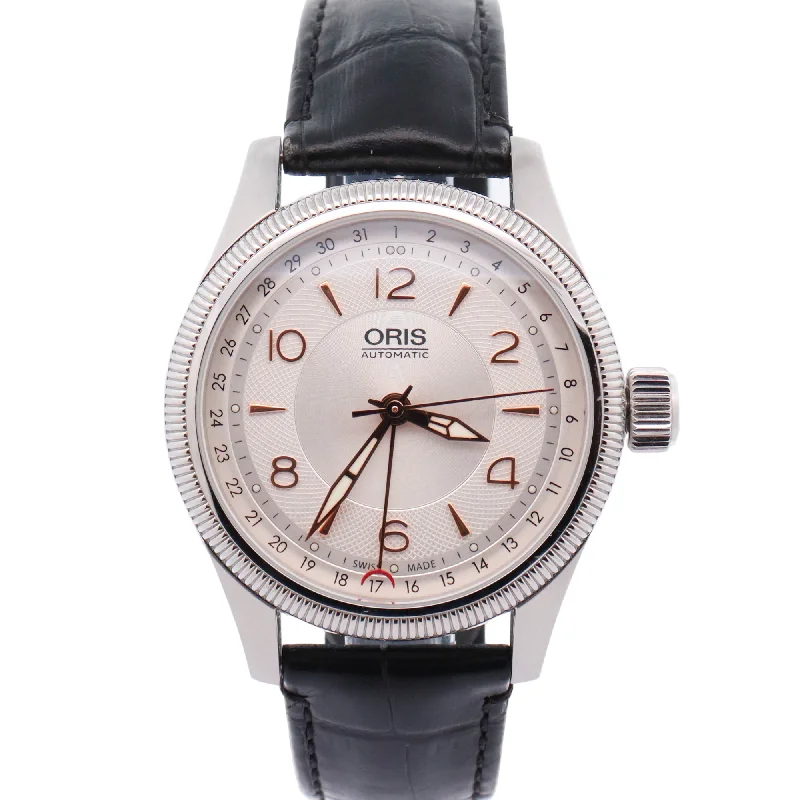 Oris Big Crown Pointer Date 40mm Stainless Steel Silver Dial Watch Ref# 01 754 7679 4031-07 5 20 76FC