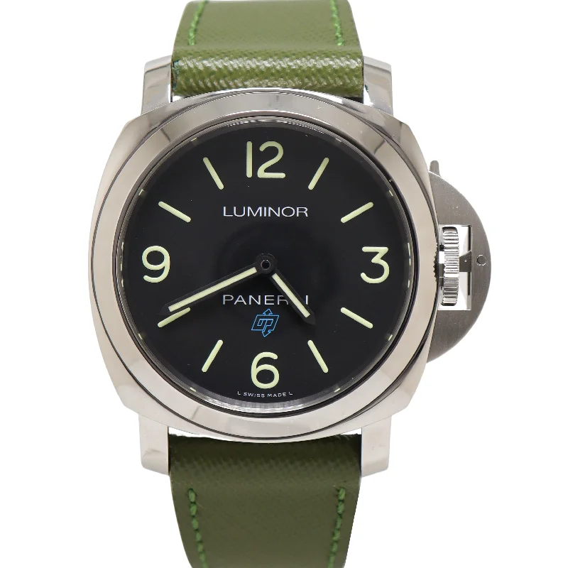 Panerai Luminor Stainless Steel 44mm Black Stick & Arabic Dial Watch Reference#: PAM00774