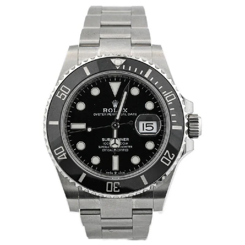 Rolex Submariner Stainless Steel 41mm  Black Dot Dial Watch Reference#: 126610LN