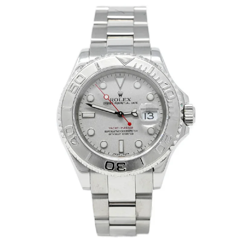 Rolex Yacht-Master Stainless Steel 40mm Silver Dot Dial Watch Reference #: 16622