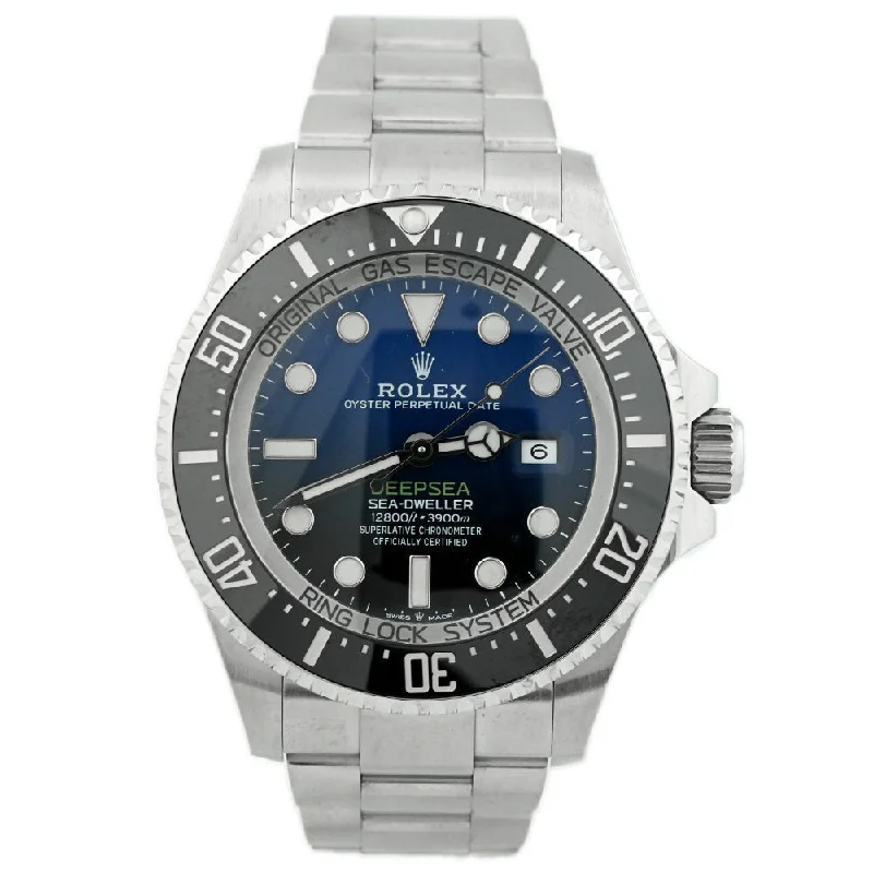 Sea-Dweller DeepSea James Cameron Stainless Steel 44mm Blue/Black Dot Dial Watch Reference#: 116660