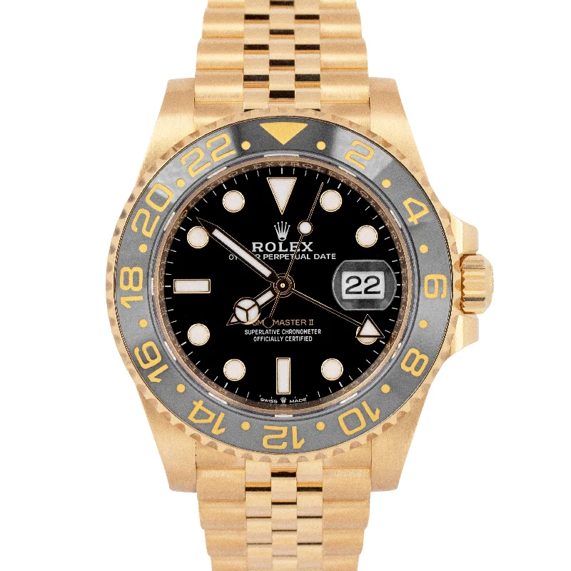 2023 NEW PAPERS Rolex GMT-Master II 18K GOLD Jubilee 40mm 126718 GRNR BOX