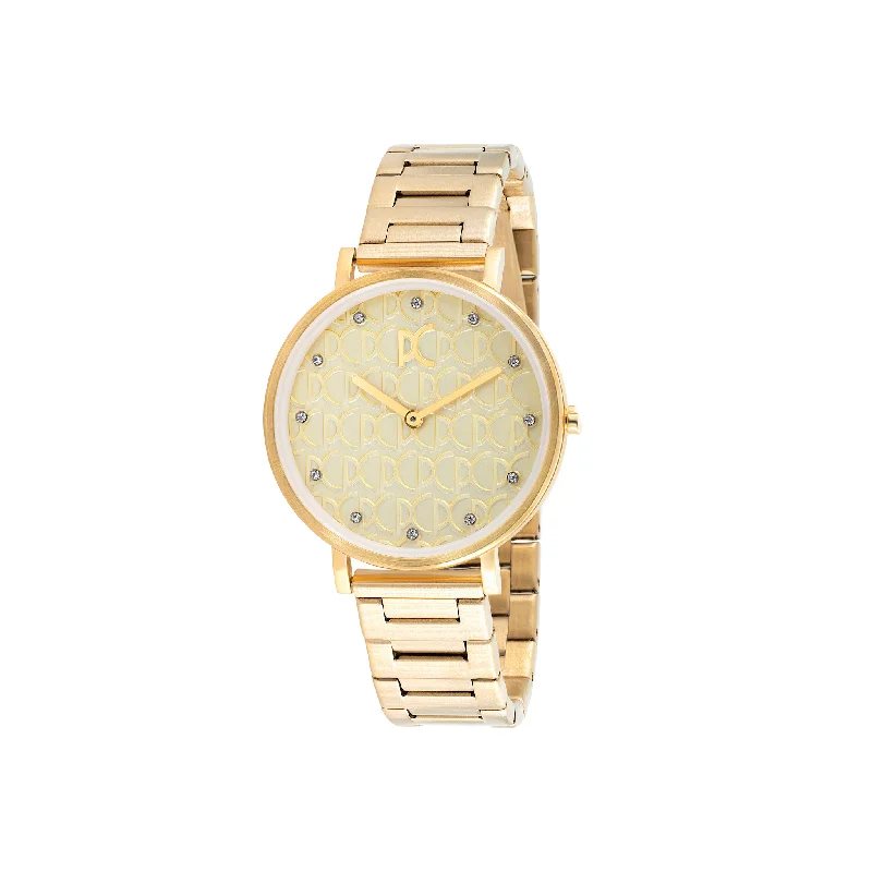 Bonne Nouvelle with PC Monogram Gold Dial and Metal Links Strap