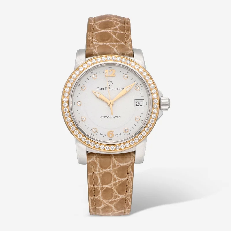 Carl F. Bucherer Patravi Autodate Diamond Automatic Ladies Watch 00.10622.06.24.11