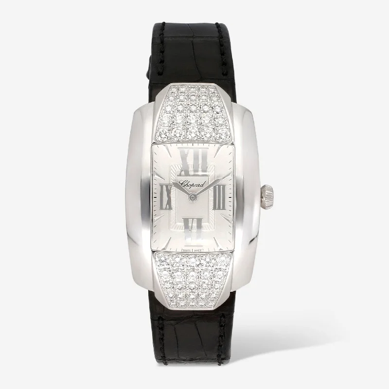 Chopard La Strada 18K White Gold Diamond Quartz Ladies Watch 419399-1001