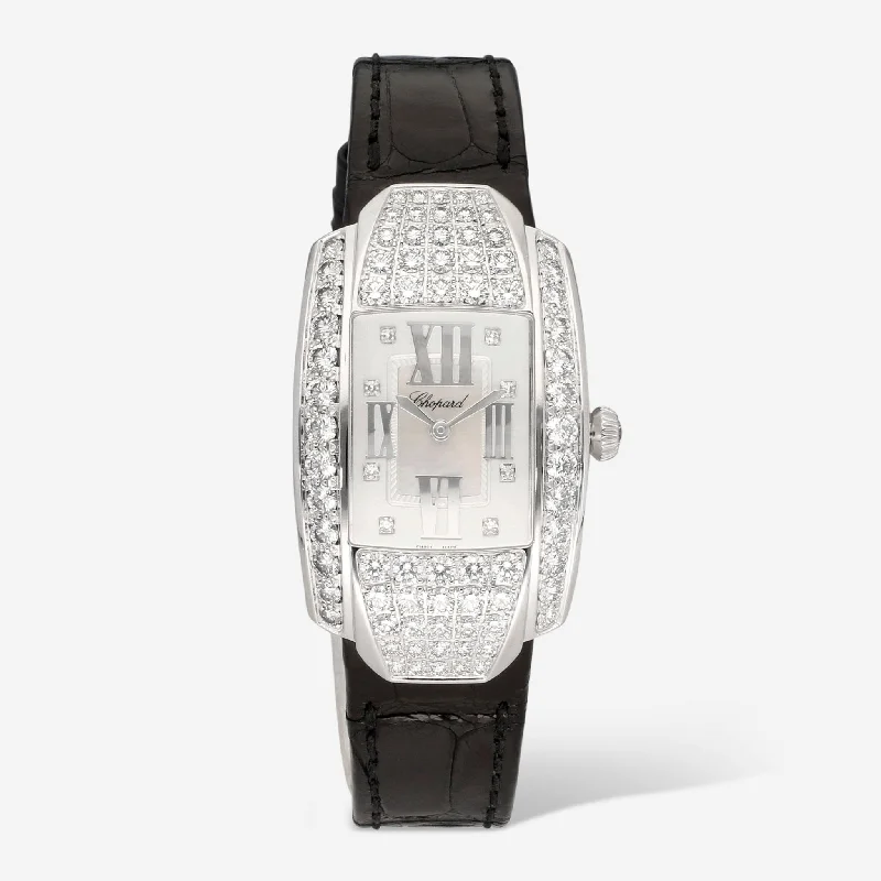 Chopard La Strada 18K White Gold Diamond Quartz Ladies Watch 419403-1004