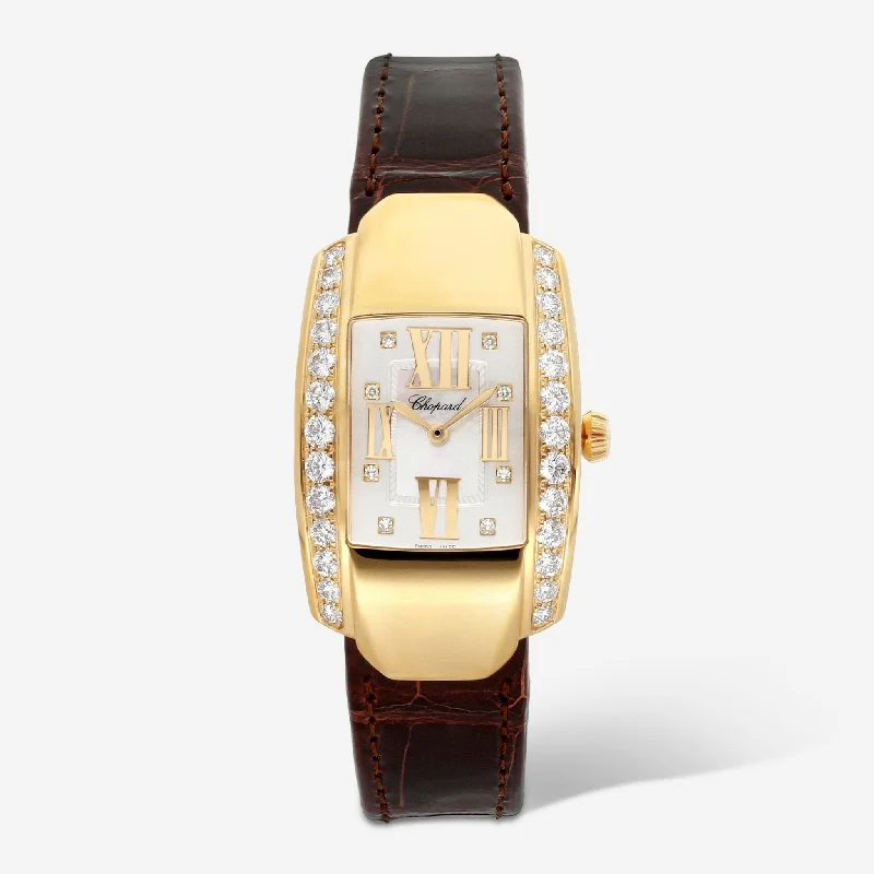 Chopard La Strada 18K Yellow Gold Diamond Quartz Ladies Watch 419402-0004