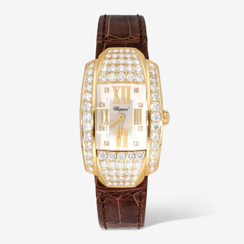 Chopard La Strada 18K Yellow Gold Diamond Quartz Ladies Watch 419403-0004