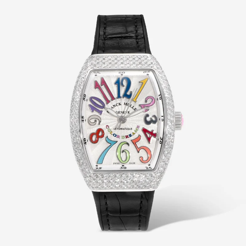 Franck Muller Vanguard Lady Color Dreams Stainless Steel Automatic Ladies Watch V32 SC AT FO COL DR D