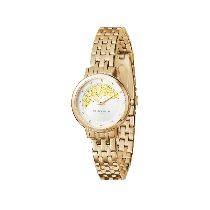 Goutte d'Or Lustre Ladies Gold Watch with Champagne Dial