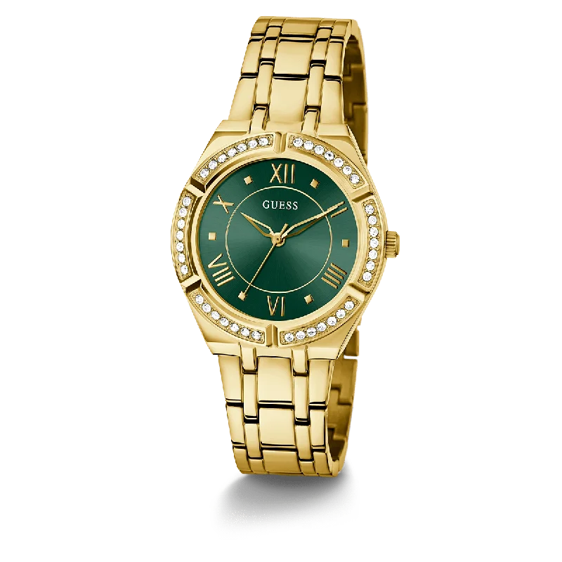 GUESS Ladies Gold Tone Analog Watch