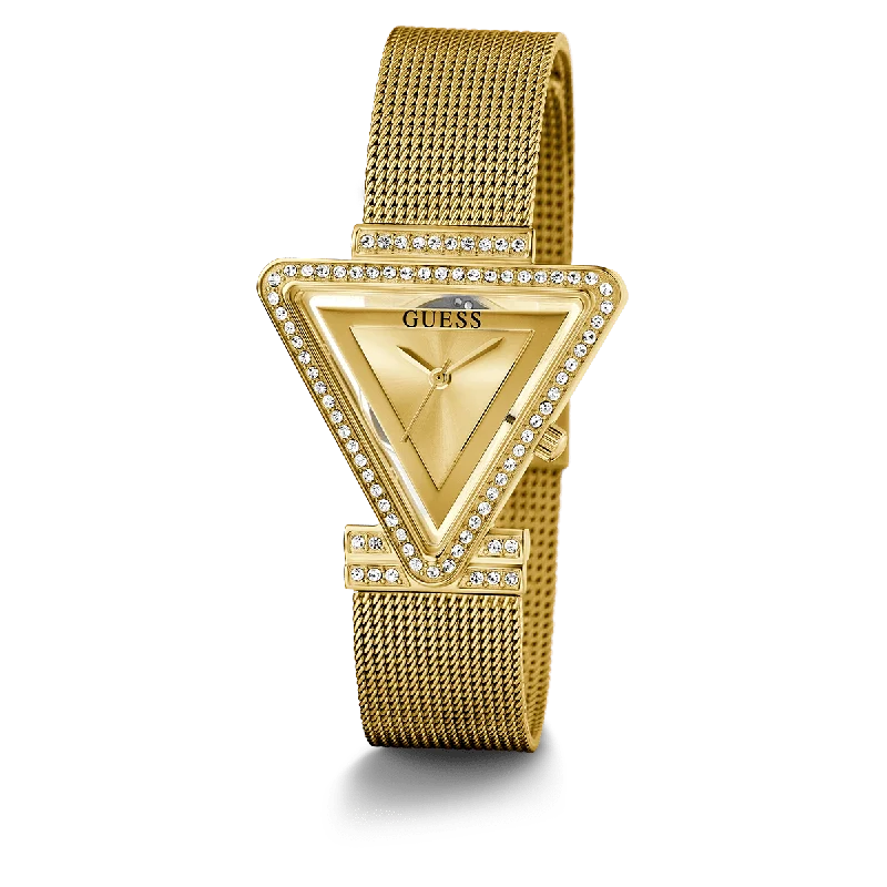 GUESS Ladies Gold Tone Analog Watch