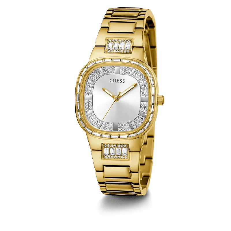 GUESS Ladies Gold Tone Analog Watch