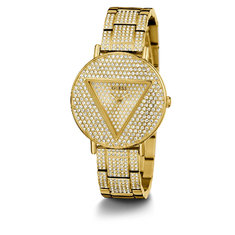 GUESS Ladies Gold Tone Analog Watch