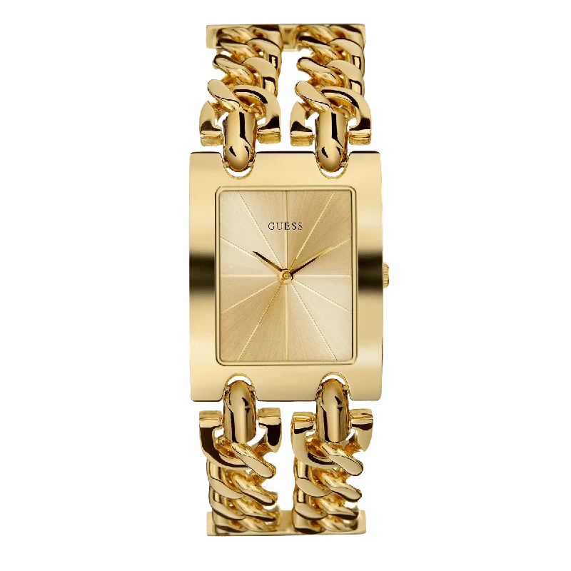 GUESS Ladies Gold Tone Analog Watch