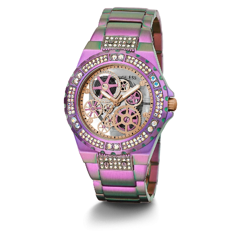 GUESS Ladies Iridescent Analog Watch