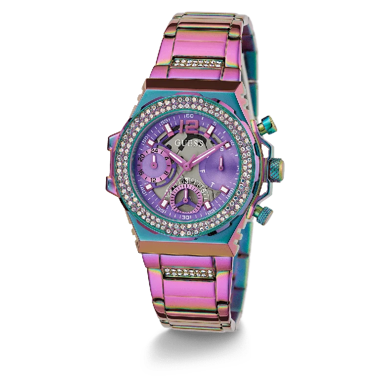 GUESS Ladies Iridescent Multi-Function Watch