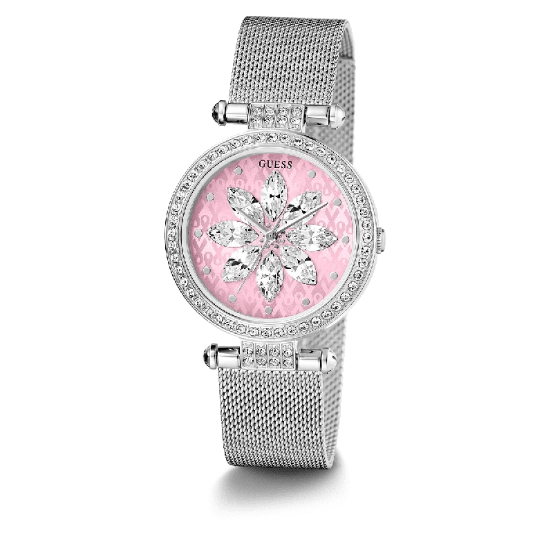 GUESS Ladies Sparkling Pink Limited Edition Watch