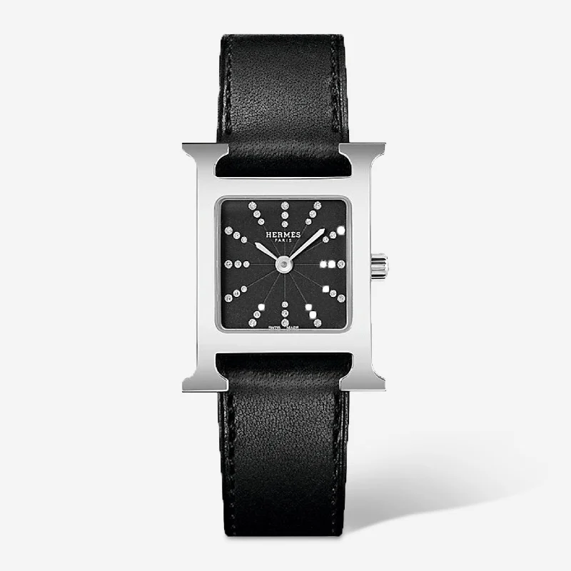 Hermès Heure H Quartz Stainless Steel Ladies Watch W054093WW00