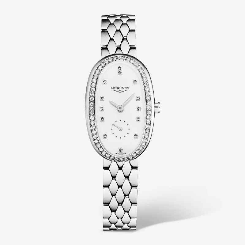 Longines Symphonette Stainless Steel Diamond Quartz Ladies Watch L2.306.0.87.6