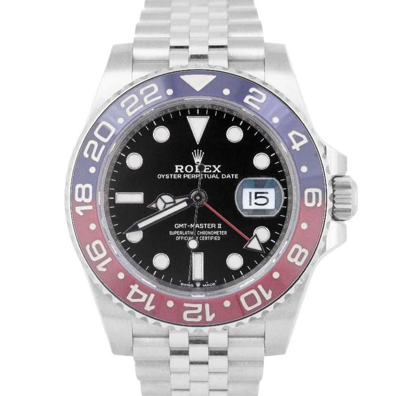 MINT 2023 Rolex GMT-Master II 126710 BLRO 40mm PEPSI Red Blue JUBILEE Watch