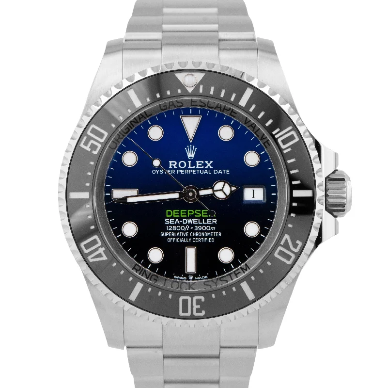 MINT 2023 Rolex Sea-Dweller Deepsea JAMES CAMERON Blue Steel 44mm 136660 BOX