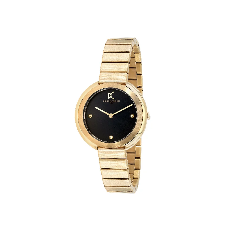 Montmartre Gold Watch with Metal Link Strap