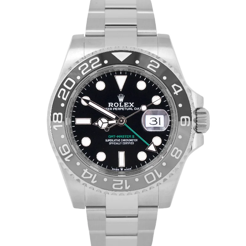 NEW NOV 2024 PAPERS Rolex GMT-Master II BRUCE WAYNE Ceramic 126710 GRNR BOX