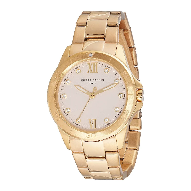 Observatoire Éclat Ladies’ Watch - Gold Case with Champagne Dial and Crystal Indexes