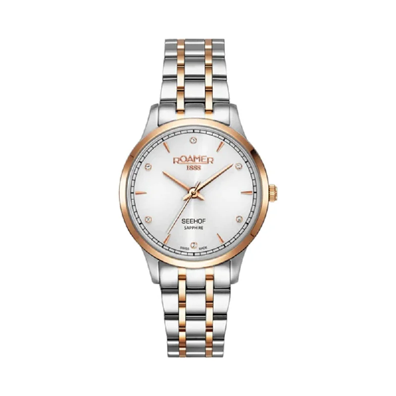 Roamer Seehof 509847 49 10 20 White Dial Women's Watch