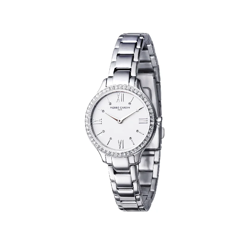 Saint-Louis Simplicity Ladies Stainless Steel Watch with Metal Band