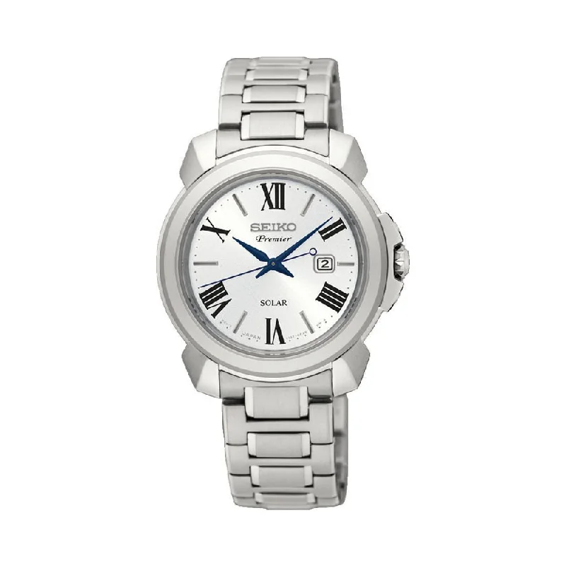 Seiko Analog White Dial Women's Watch - SUT321P1