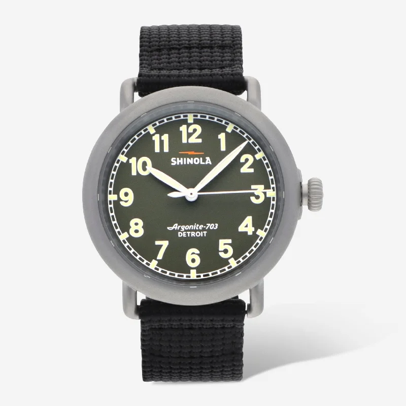 Shinola Detroit Runwell 3H Field Stainless Steel Quartz Watch S0120247278