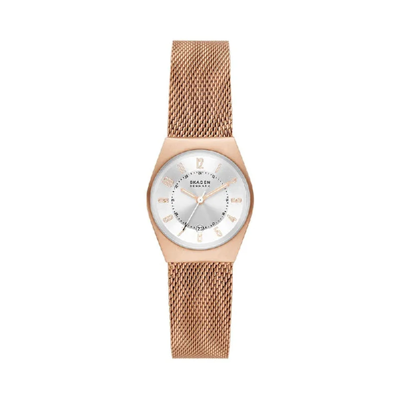 Skagen Grenen Lille Analog White Dial Women's Watch-SKW3035