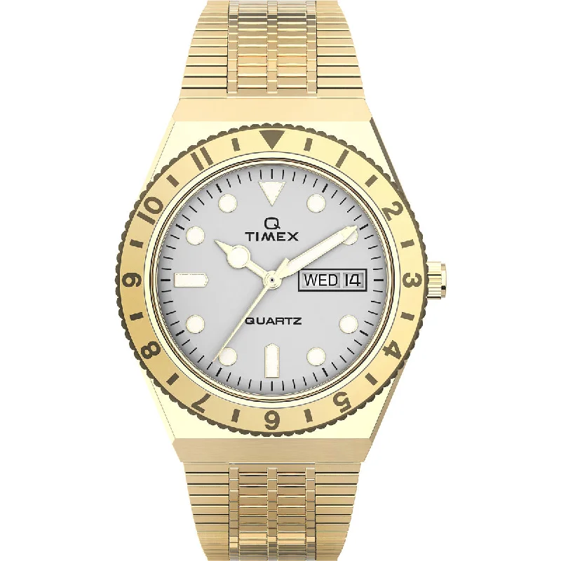 Timex 3 Hands Women's Analog Cream Dial Coloured Quartz Watch, Round Dial With 36 Mm Case Width - TW2U95800UJ