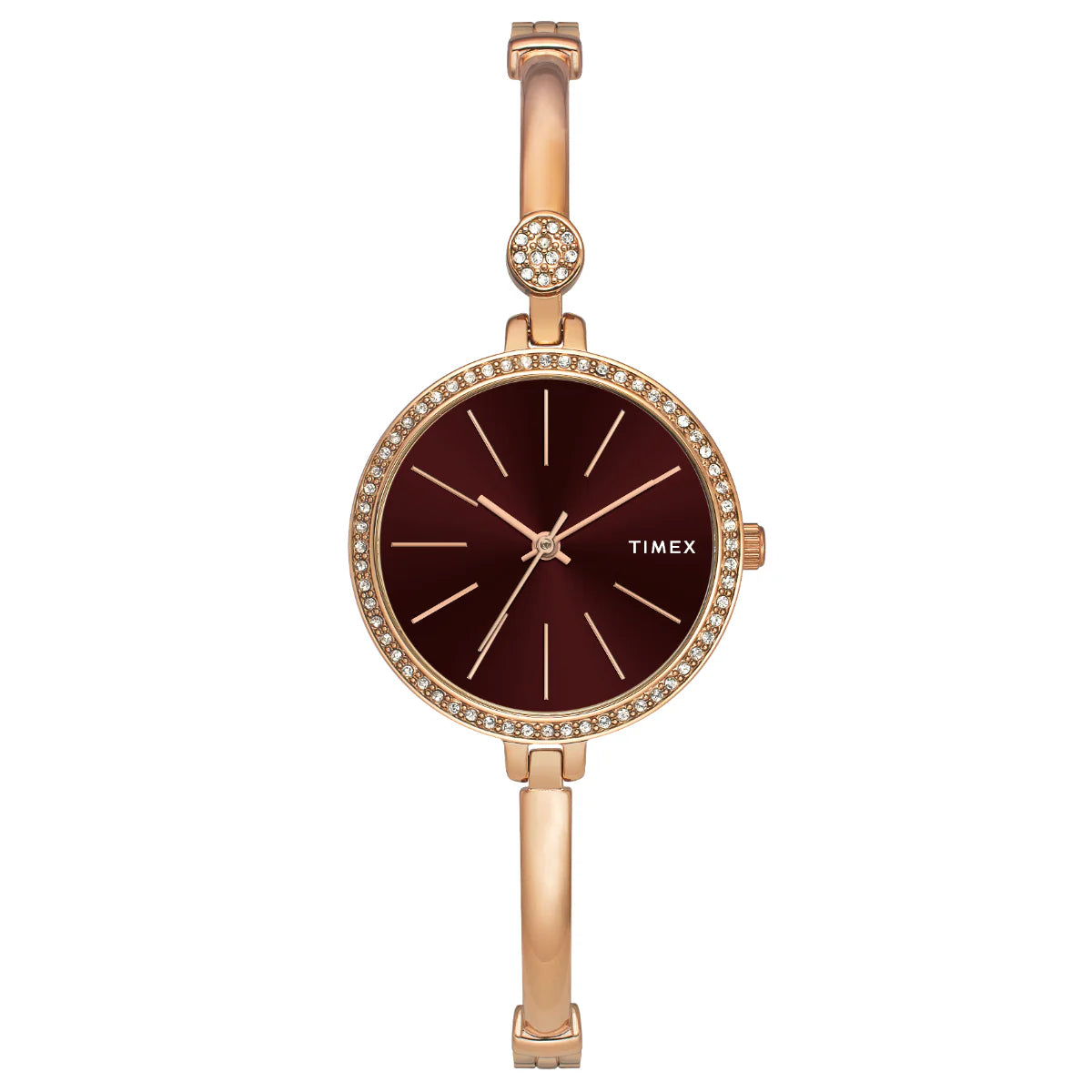 Timex Fria Women Brown Round Analog Watch - TWEL18403