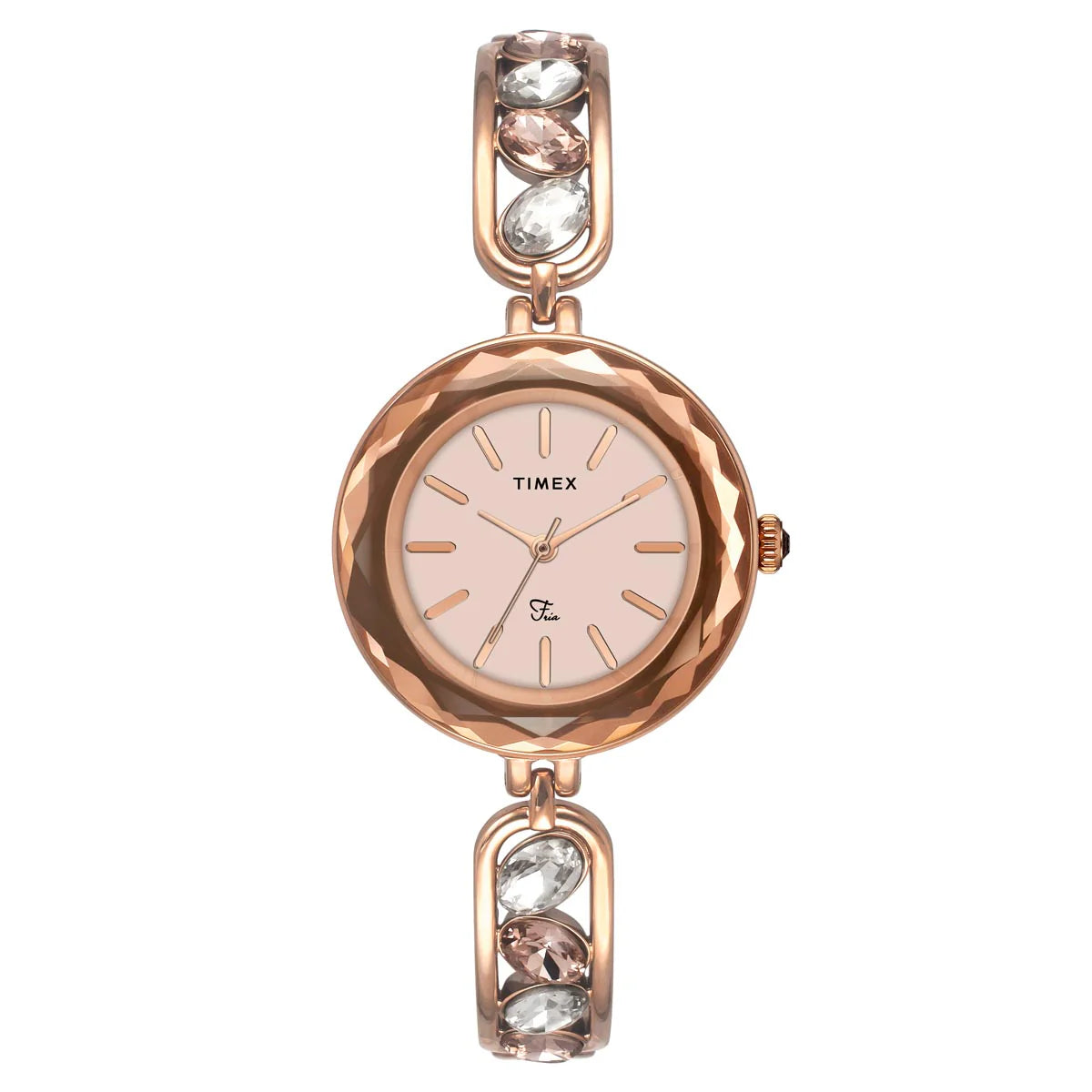 Timex Fria Women Rose Gold Round Dial Analog Watch - TWEL17600