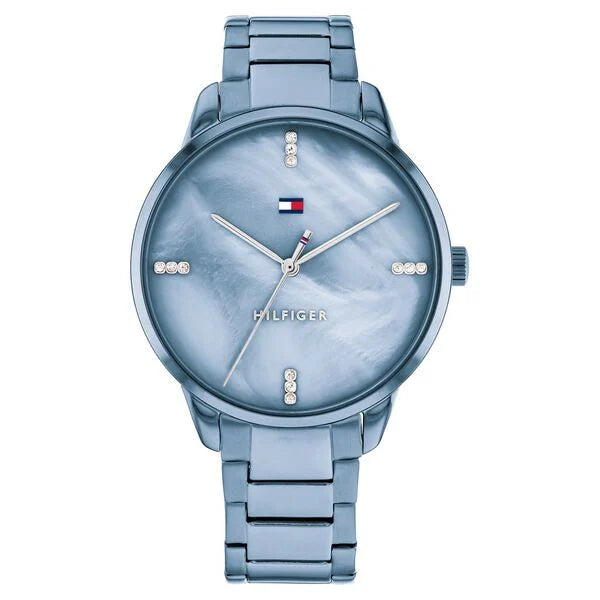 Tommy Hilfiger Quartz Analog Blue Dial Stainless Steel Strap Watch for Women th1782547